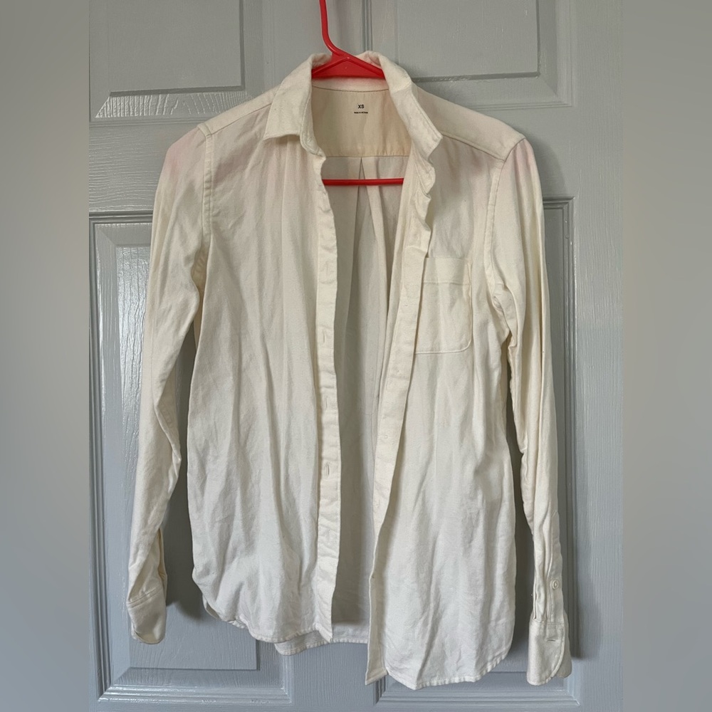 Muji Collared Shirt Cotton XS